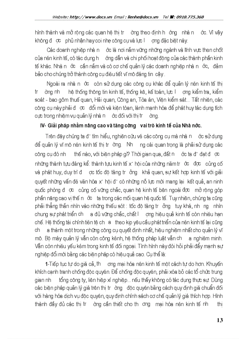 image for page Vai trò kinh tế của nhà nước trong nền kinh tế thị trường ở Việt Nam