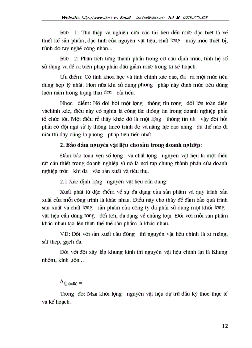 image for page Công tác quản lý nguyên vật liệu tại công ty Cổ phần thiết bị công nghiệp và xây dựng