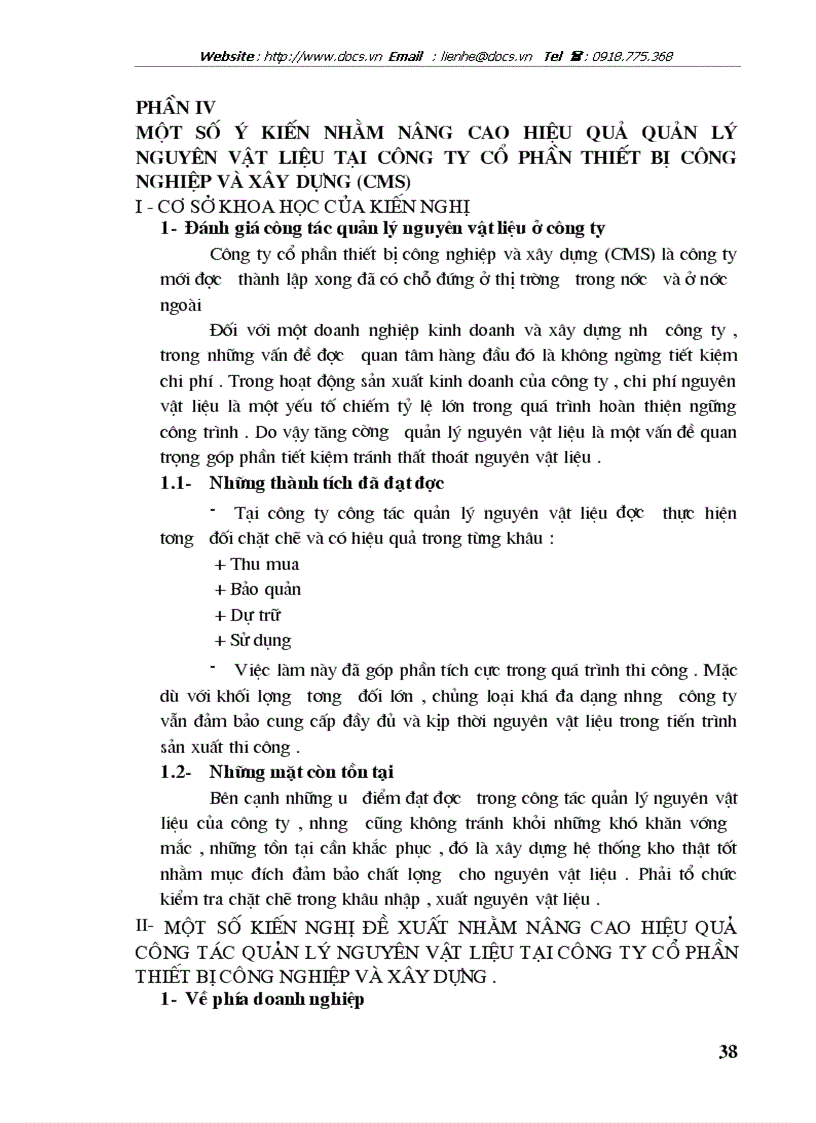 image for page Công tác quản lý nguyên vật liệu tại công ty Cổ phần thiết bị công nghiệp và xây dựng