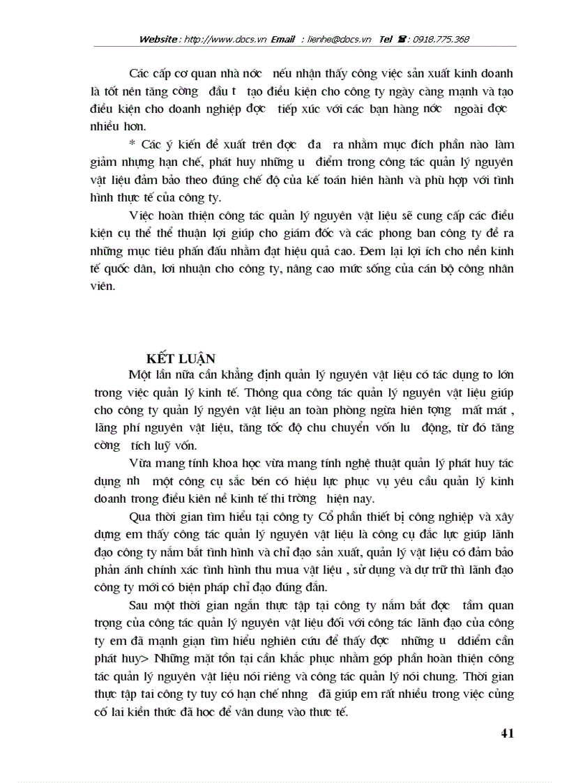 image for page Công tác quản lý nguyên vật liệu tại công ty Cổ phần thiết bị công nghiệp và xây dựng