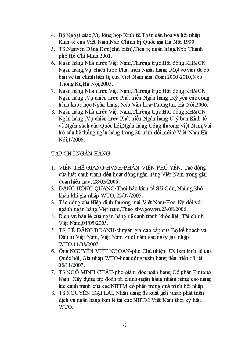 image for page Năng lực cạnh tranh của ngân hàng Việt Nam sau khi Việt Nam gia nhập WTO thực trạng và giải pháp