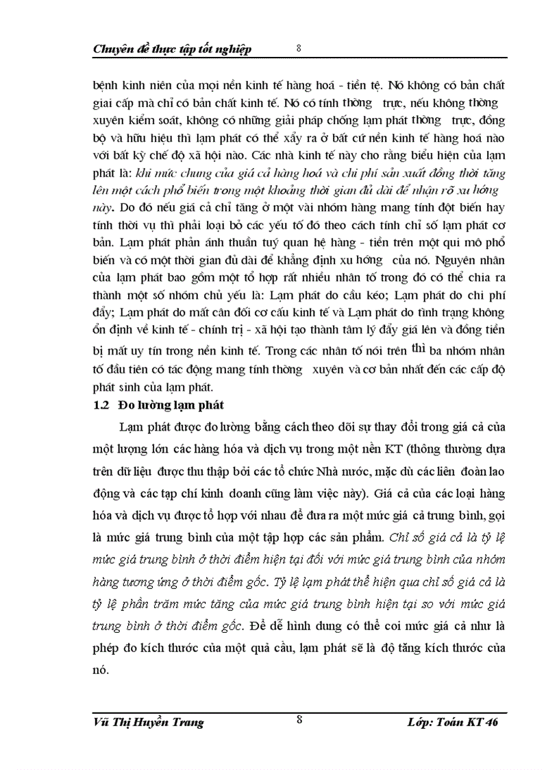 image for page Phân tích tác động của nhân tố cơ bản tới lạm phát ở VN