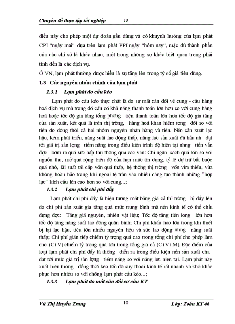 image for page Phân tích tác động của nhân tố cơ bản tới lạm phát ở VN