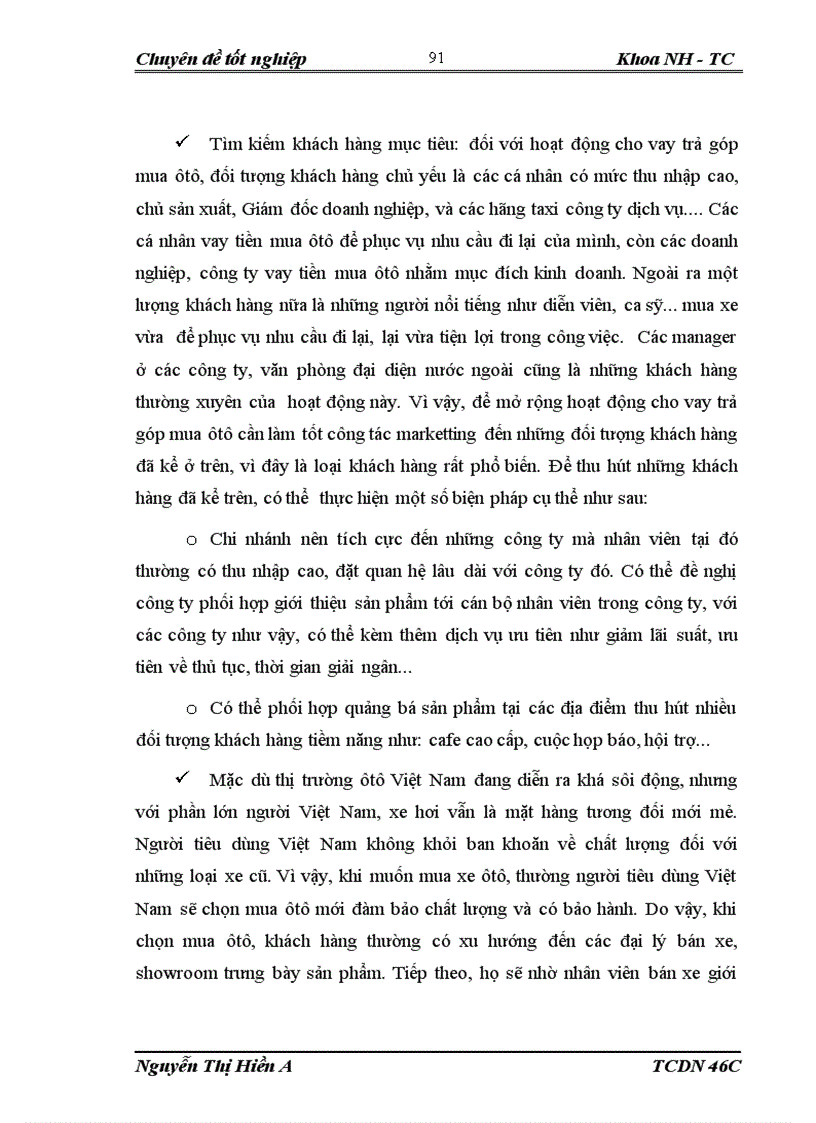 image for page Phân tích thực trạng và giải pháp về công tác cho vay trả góp mua ôtô của vpbank pgd trần duy hưng
