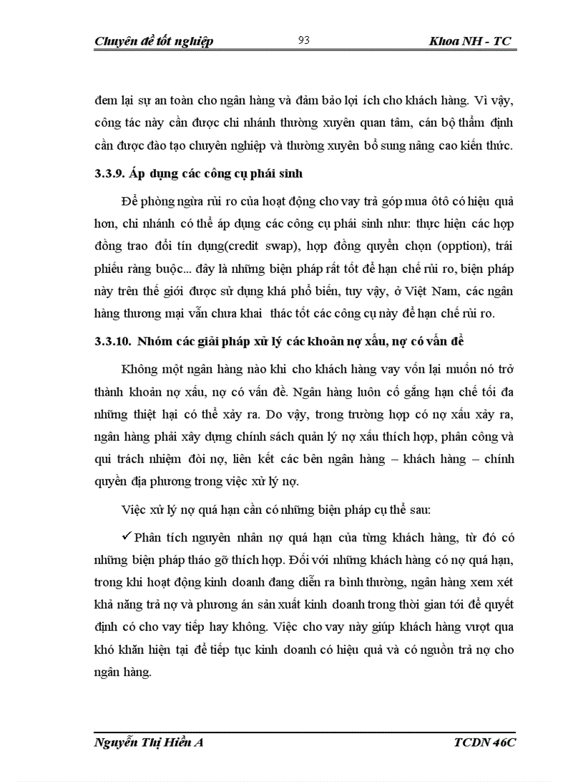 image for page Phân tích thực trạng và giải pháp về công tác cho vay trả góp mua ôtô của vpbank pgd trần duy hưng
