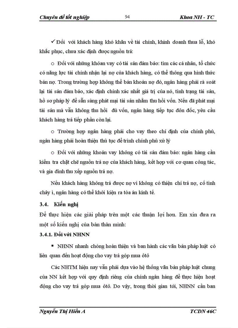 image for page Phân tích thực trạng và giải pháp về công tác cho vay trả góp mua ôtô của vpbank pgd trần duy hưng