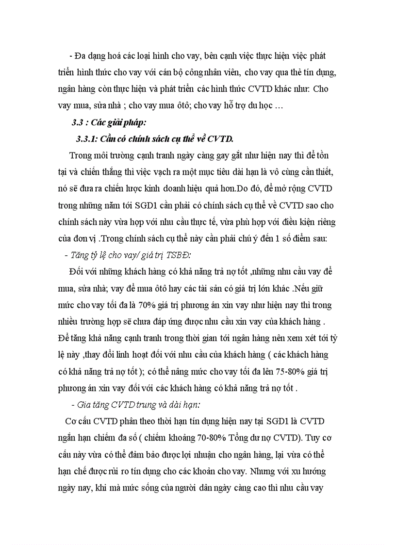 image for page Phát triển cho vay tiêu dùng tại Sở giao dịch 1 Ngân hàng Công thương Việt Nam