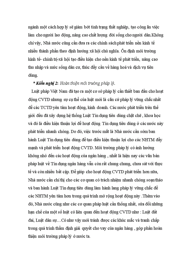 image for page Phát triển cho vay tiêu dùng tại Sở giao dịch 1 Ngân hàng Công thương Việt Nam