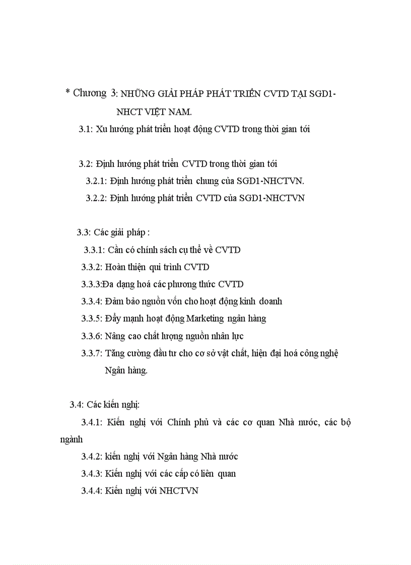 image for page Phát triển cho vay tiêu dùng tại Sở giao dịch 1 Ngân hàng Công thương Việt Nam