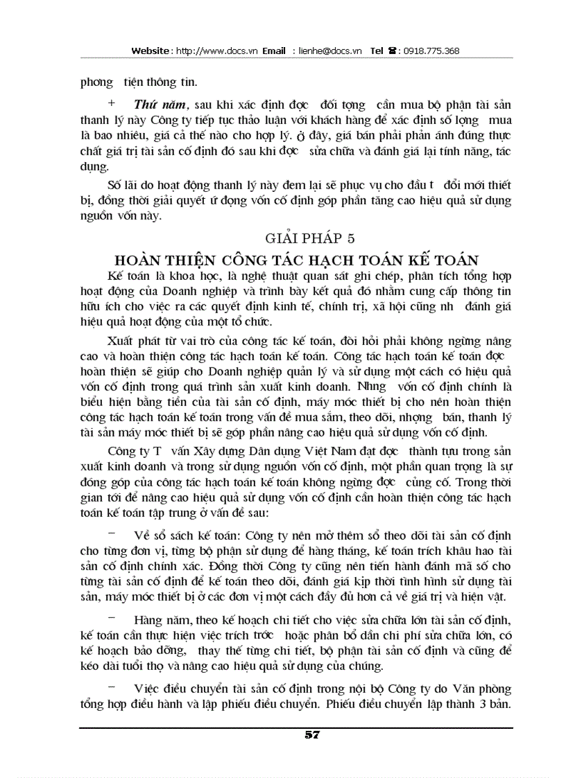 image for page Một số giải pháp nhằm nâng cao Hiệu quả sử dụng Vốn cố định tại Công ty Tư vấn Xây dựng Dân dụng Việt Nam