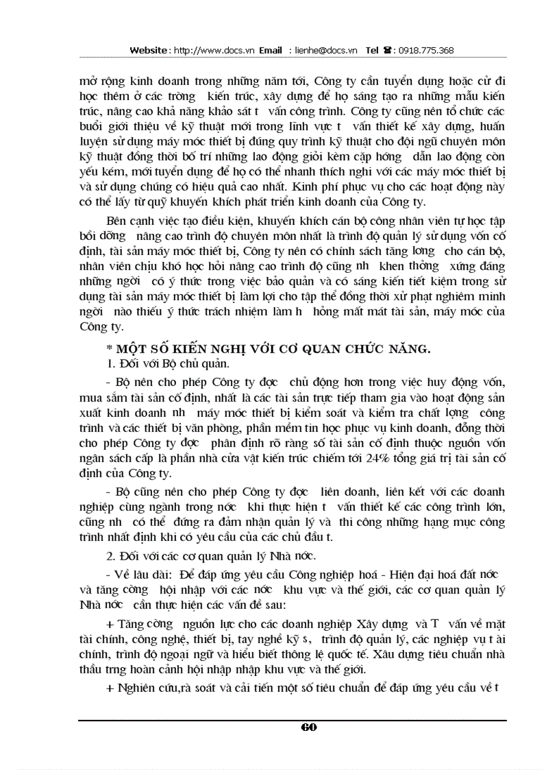 image for page Một số giải pháp nhằm nâng cao Hiệu quả sử dụng Vốn cố định tại Công ty Tư vấn Xây dựng Dân dụng Việt Nam
