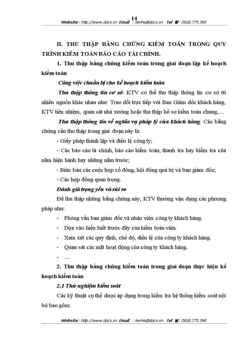 image for page Áp dụng các kỹ thuật thu thập bằng chứng kiểm toán trong kiểm toán báo cáo tài chính do công ty aasc thực hiện