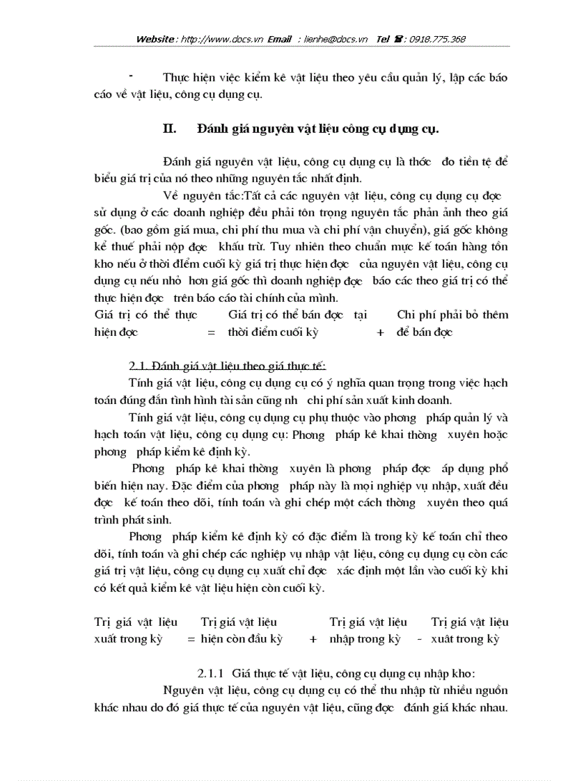 image for page Hoàn thiện công tác kế toán nguyên vật liệu và công cụ dụng cụ tại Công ty cổ phần xây dựng và thương mại127