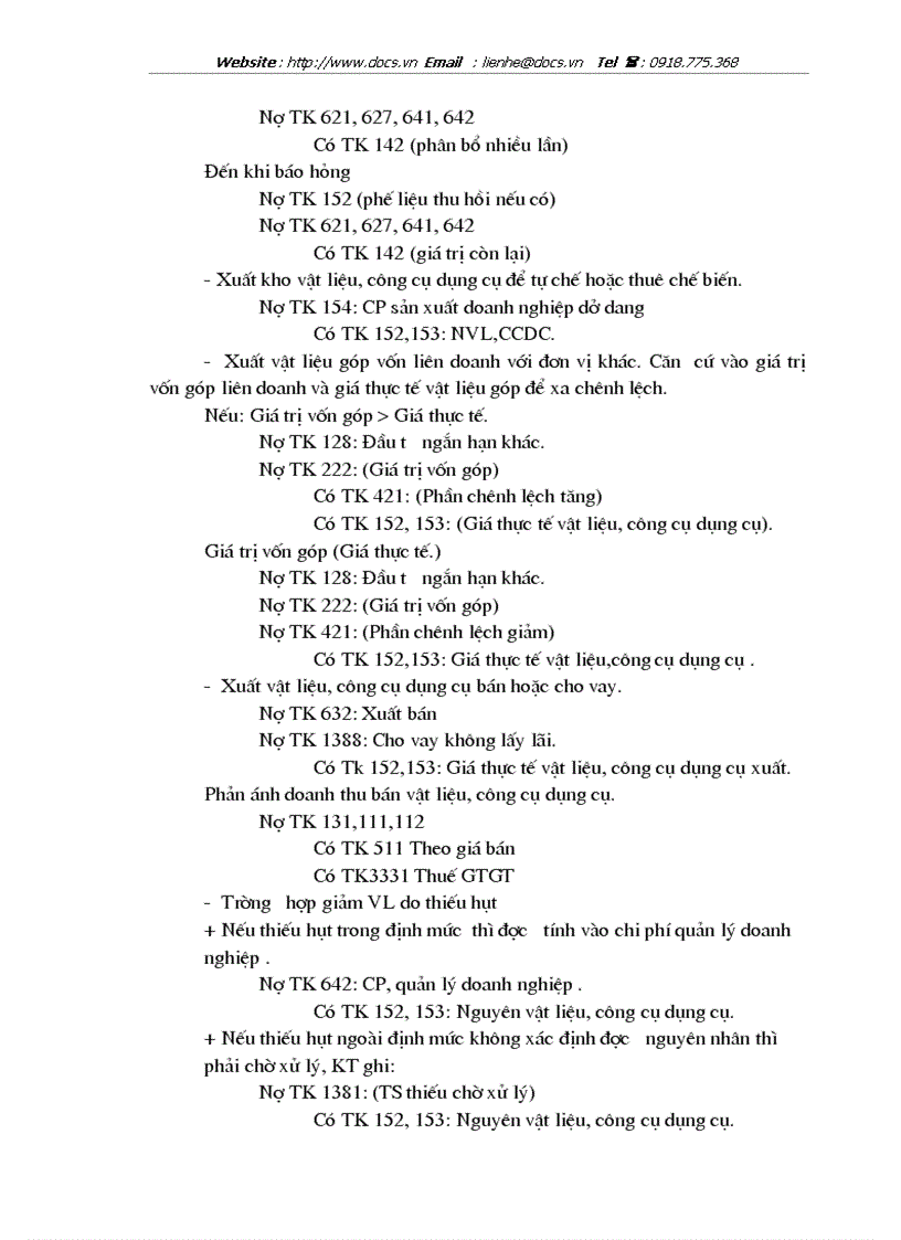image for page Hoàn thiện công tác kế toán nguyên vật liệu và công cụ dụng cụ tại Công ty cổ phần xây dựng và thương mại127