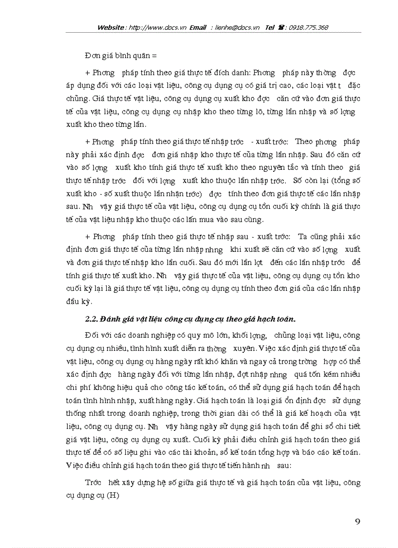 image for page Tổ chức công tác kế toán nguyên vật liệu công cụ dụng cụ ở công ty xây dựng số 34