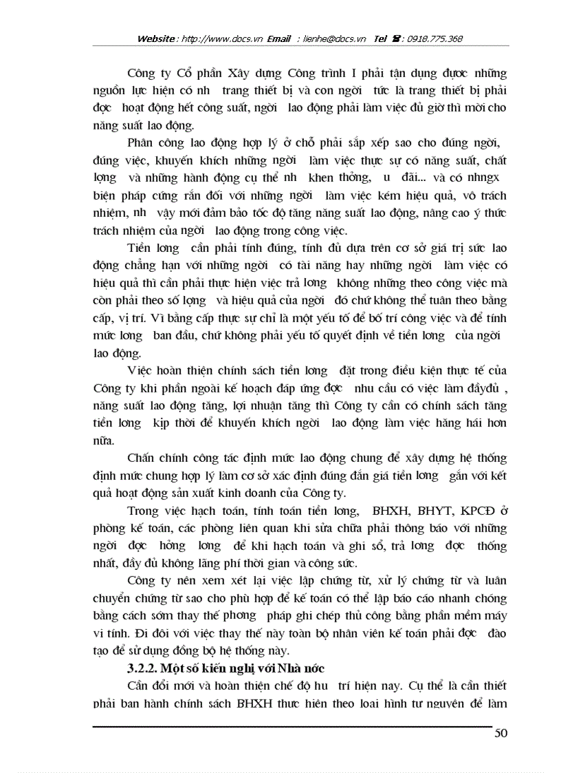 image for page Hạch toán tiền lương và các khoản trích theo lương tại Công ty cổ phần xây dựng công trình I