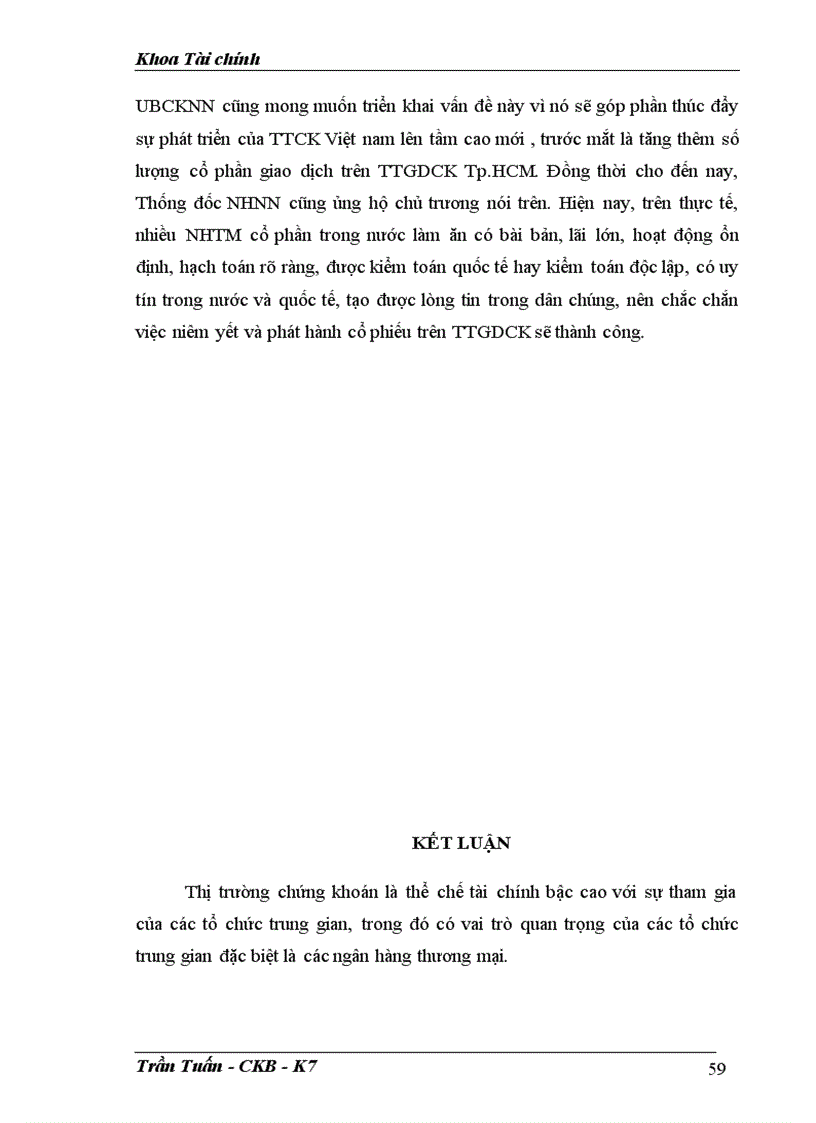image for page Phát huy vai trò của Ngân hàng thương mại đối với sự phát triển của thị trường chứng khoán Việt Nam