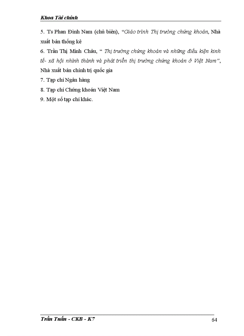 image for page Phát huy vai trò của Ngân hàng thương mại đối với sự phát triển của thị trường chứng khoán Việt Nam