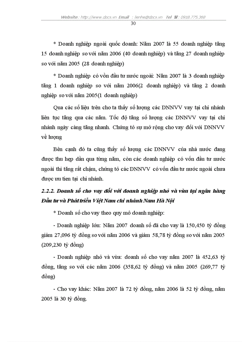 image for page Giải pháp nhằm mở rộng cho vay đối với các doanh nghiệp nhỏ và vừa tại Ngân hàng Đầu tư và Phát triển Việt Nam chi nhánh Nam Hà Nội