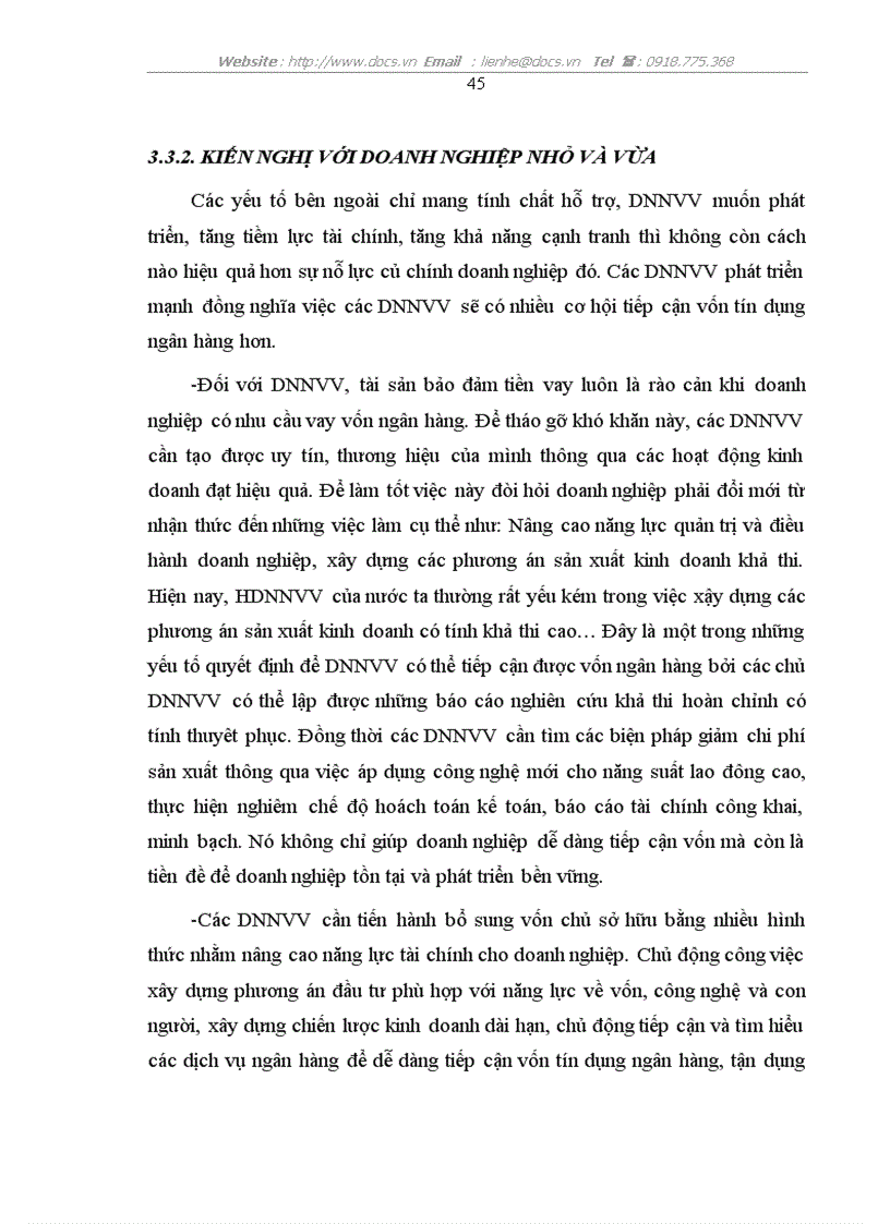 image for page Giải pháp nhằm mở rộng cho vay đối với các doanh nghiệp nhỏ và vừa tại Ngân hàng Đầu tư và Phát triển Việt Nam chi nhánh Nam Hà Nội