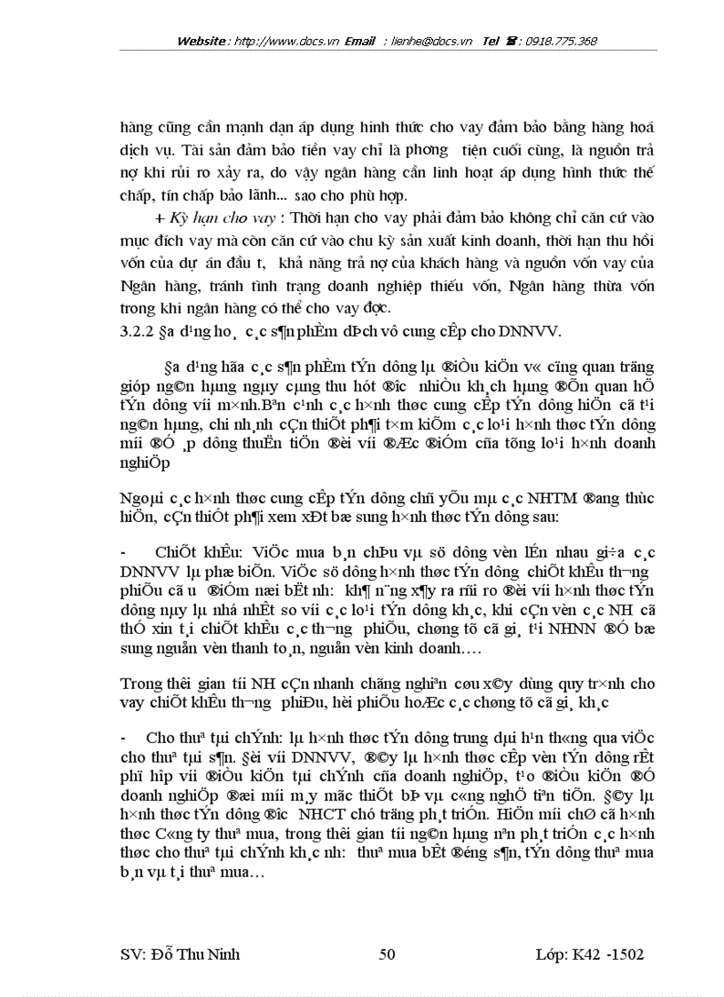 image for page Nâng cao hiệu quả hoạt động cho vay đối với doanh nghiệp vừa và nhỏ tại chi nhánh NHCT Hoàn Kiếm Thực trạng và giải pháp
