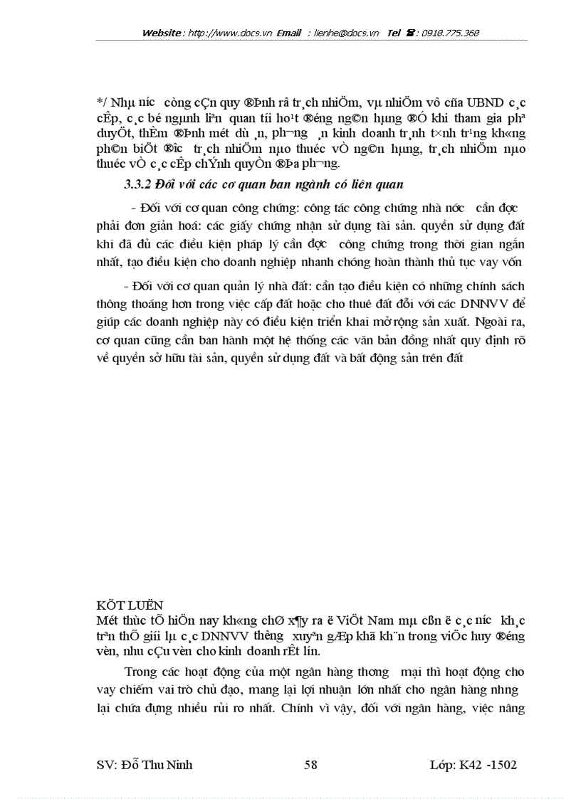 image for page Nâng cao hiệu quả hoạt động cho vay đối với doanh nghiệp vừa và nhỏ tại chi nhánh NHCT Hoàn Kiếm Thực trạng và giải pháp