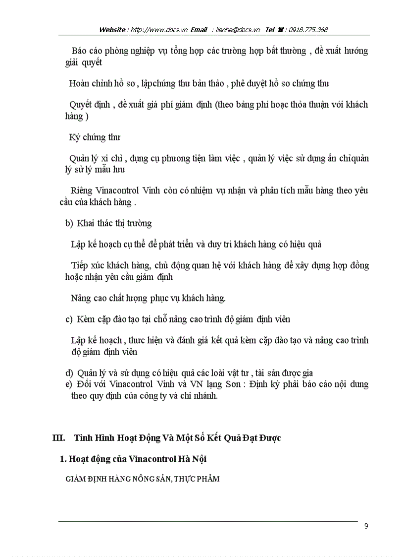 image for page Tổng hợp về Công ty cổ phần giám định Vinacontrol