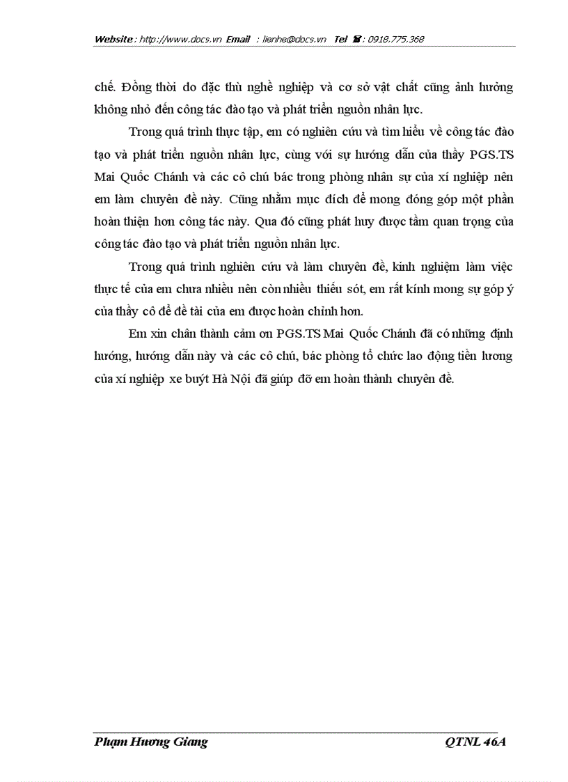 image for page Hoàn thiện công tác đào tạo và phát triển nguồn nhân lực tại xí nghiệp xe buýt Hà Nội