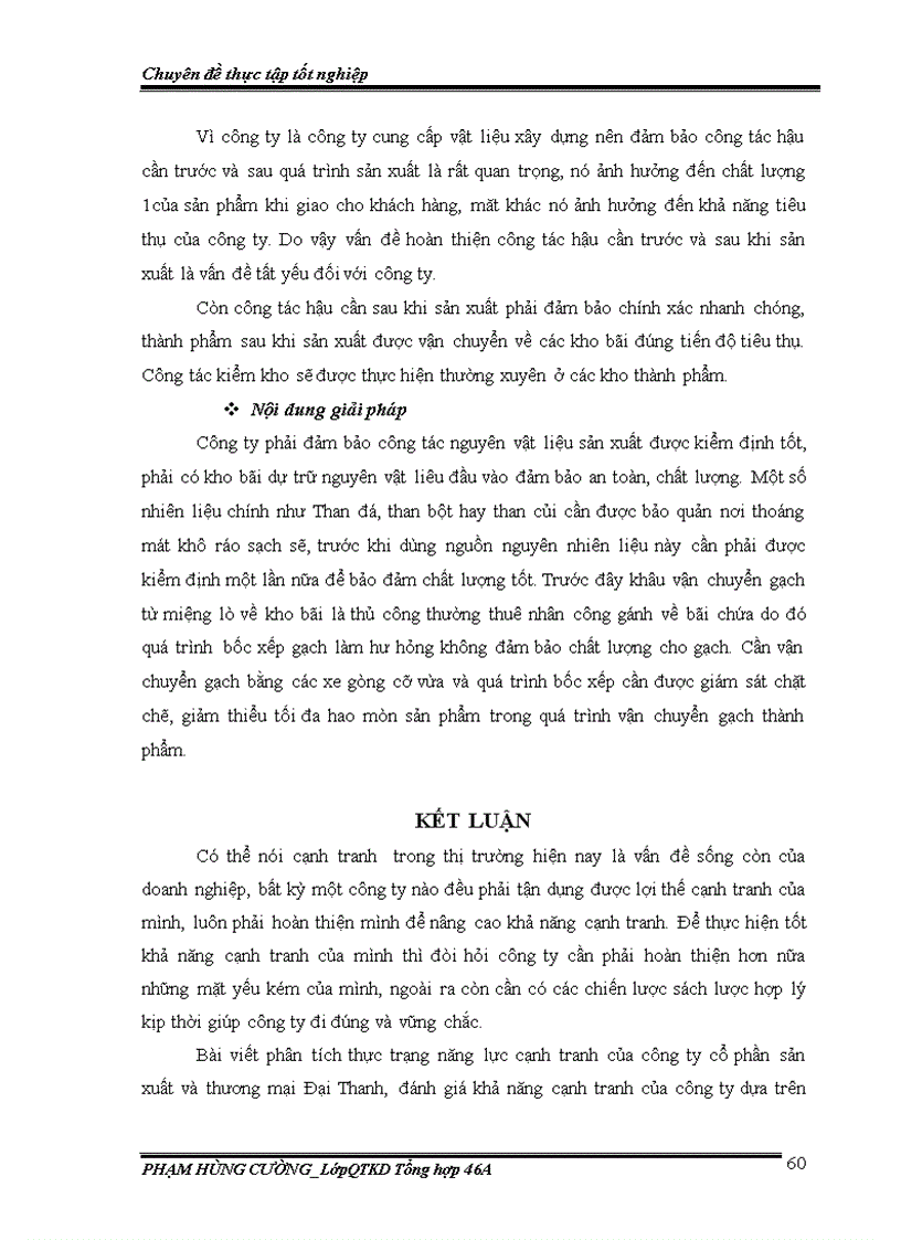 image for page Nâng cao năng lực cạnh tranh công ty cổ phần sản xuất và thương mại Đại Thanh