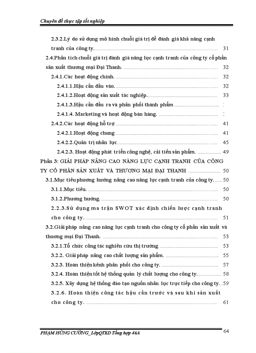 image for page Nâng cao năng lực cạnh tranh công ty cổ phần sản xuất và thương mại Đại Thanh