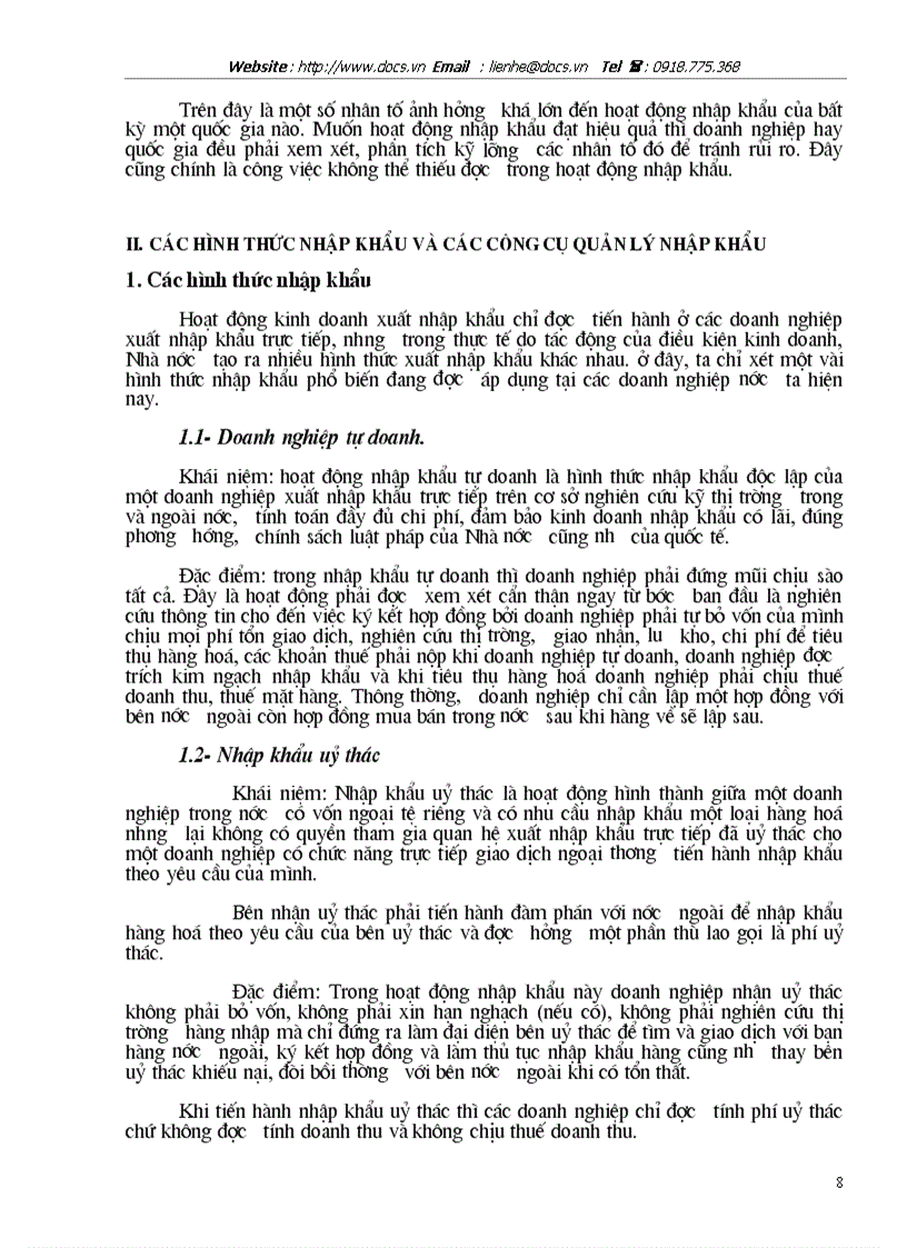 image for page Một số biện pháp nhằm thúc đẩy hoạt động nhập khẩu của công ty kinh doanh và sản xuất vật tư hàng hoá MATECO