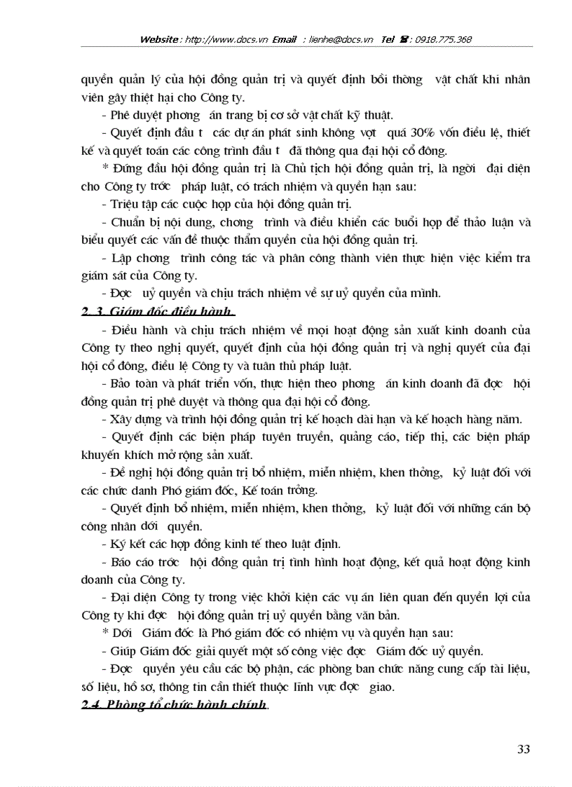 image for page Hoàn thiện tổ chức bộ máy quản lý công ty vật liệu xây dựng Cẩm Trướng