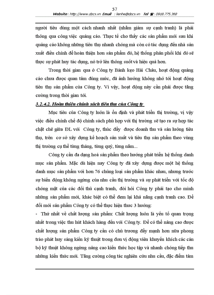 image for page Hoàn thiện quản lý và tổ chức hệ thống kênh phân phối của CTCP Bánh kẹo Hải Châu