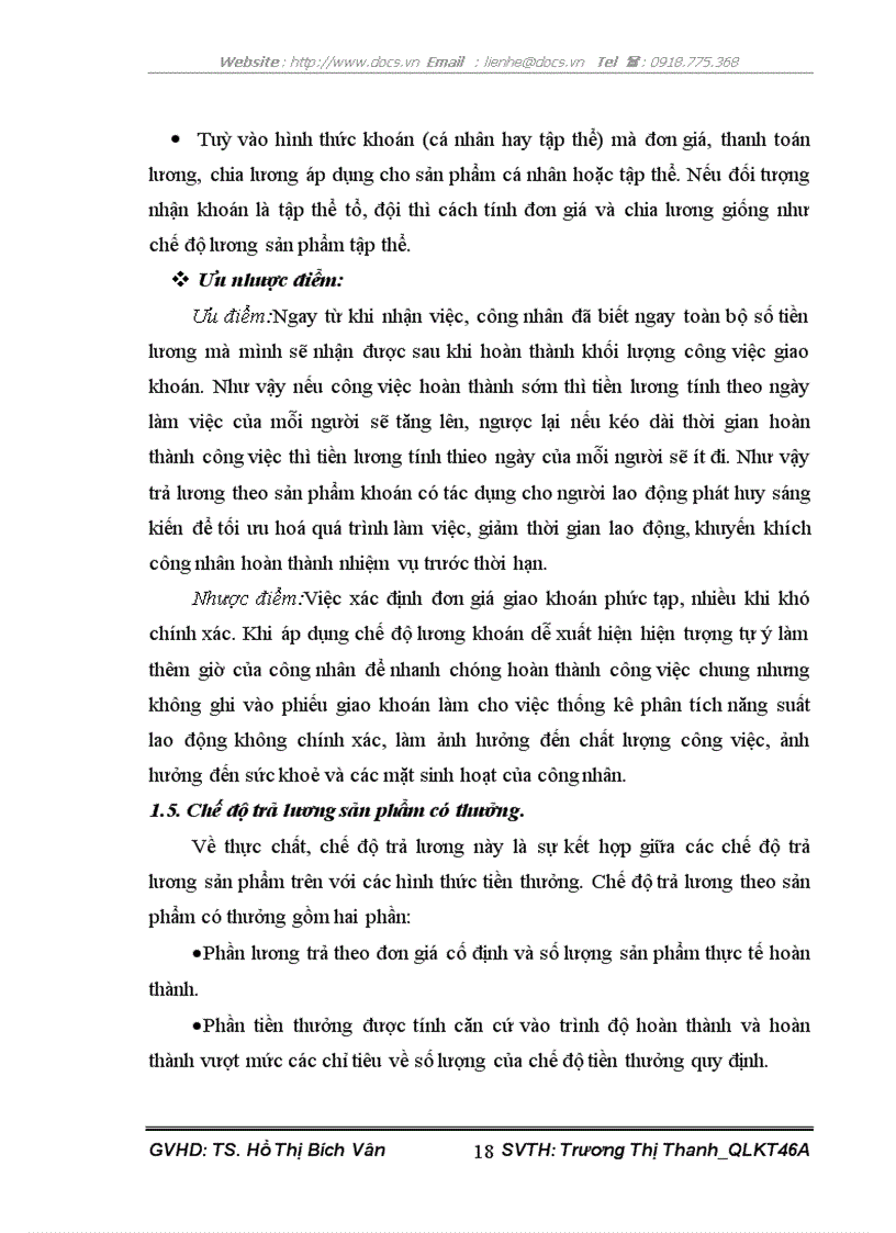 image for page Một số giải pháp nhằm hoàn thiện các hình thức trả lương tại công ty cổ phần đâù tư và xây dựng số 18 5