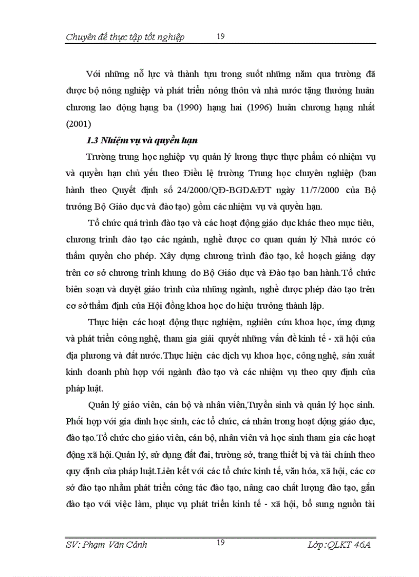 image for page Thực trạng và giải pháp nâng cao chất lượng đào tạo và phát triển đội ngũ cán bộ viên chức trường Trung học nghiệp vụ quản lý lương thực thực phẩm