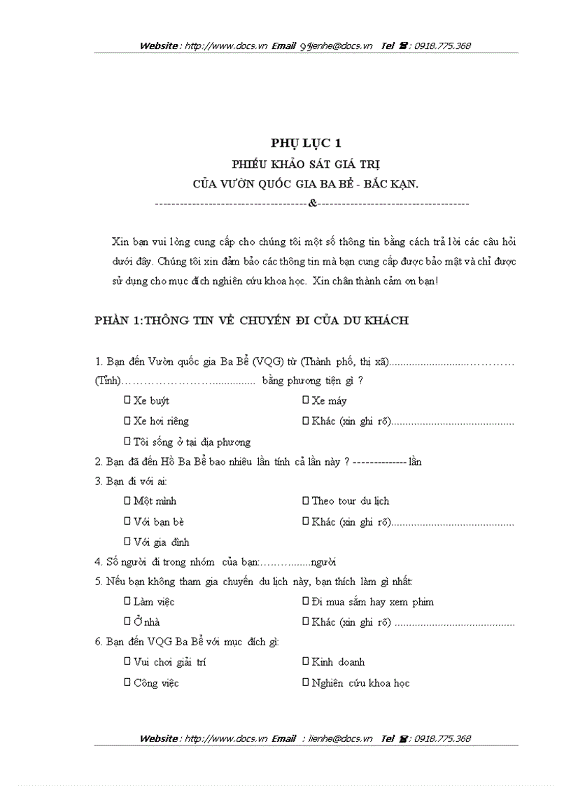 image for page Đánh giá giá trị giải trí và giá trị phi sử dụng của Vườn Quốc gia Ba Bể Bắc Kạn