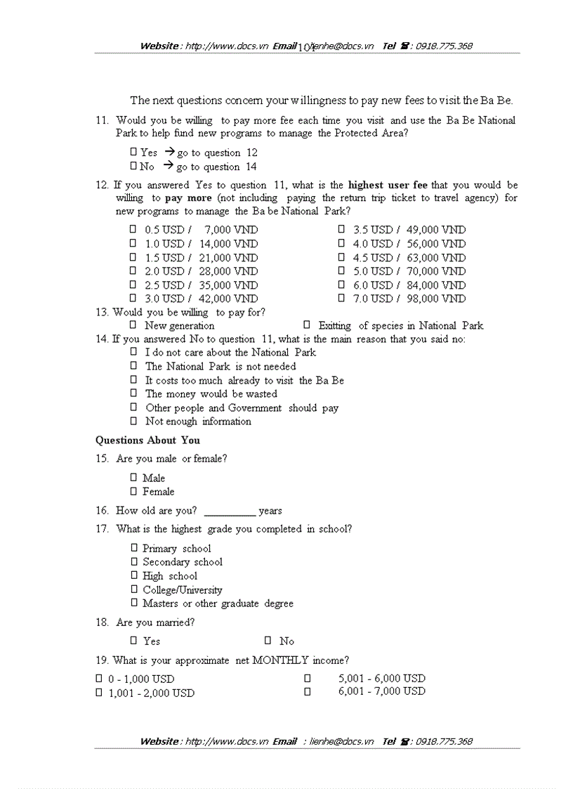 image for page Đánh giá giá trị giải trí và giá trị phi sử dụng của Vườn Quốc gia Ba Bể Bắc Kạn