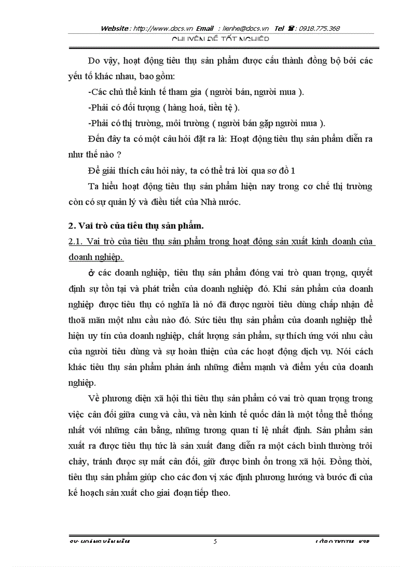 image for page Thực trạng và một số giải pháp nhằm đẩy mạnh hoạt động tiêu thụ sản phẩm tại Công ty TNHH Sông Tuấn