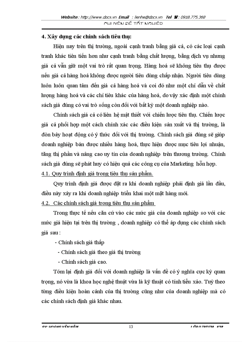 image for page Thực trạng và một số giải pháp nhằm đẩy mạnh hoạt động tiêu thụ sản phẩm tại Công ty TNHH Sông Tuấn