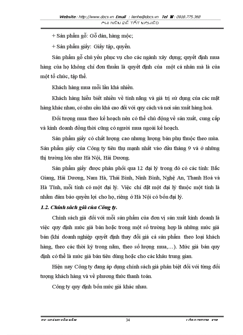 image for page Thực trạng và một số giải pháp nhằm đẩy mạnh hoạt động tiêu thụ sản phẩm tại Công ty TNHH Sông Tuấn