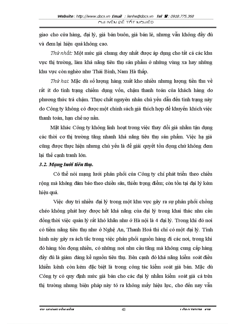 image for page Thực trạng và một số giải pháp nhằm đẩy mạnh hoạt động tiêu thụ sản phẩm tại Công ty TNHH Sông Tuấn