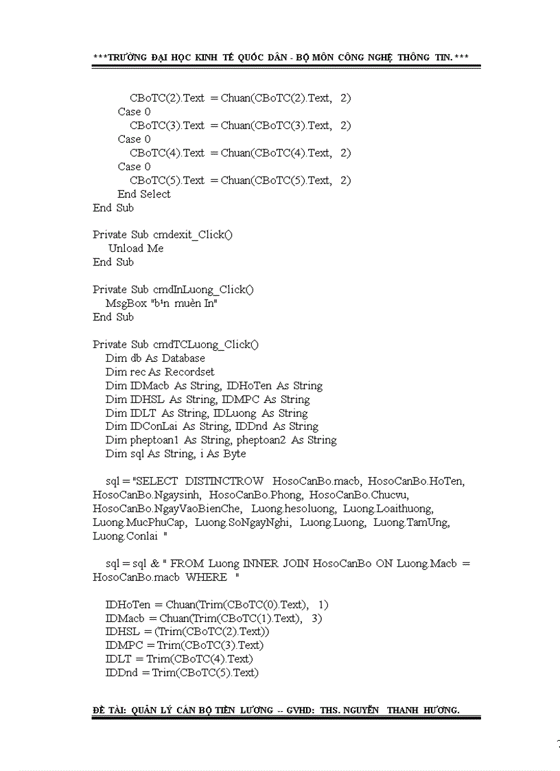 image for page Sử dụng ngôn ngữ lập trình VISUAL BASIC để thiết kế chương trình
