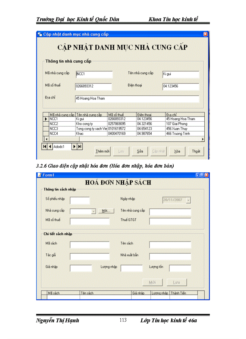 image for page Phân tích thiết kế Hệ thống thông tin quản lý bán sách bằng máy đọc mã vạch tại Nhà xuất bản trường Đại học Kinh tế Quốc dân