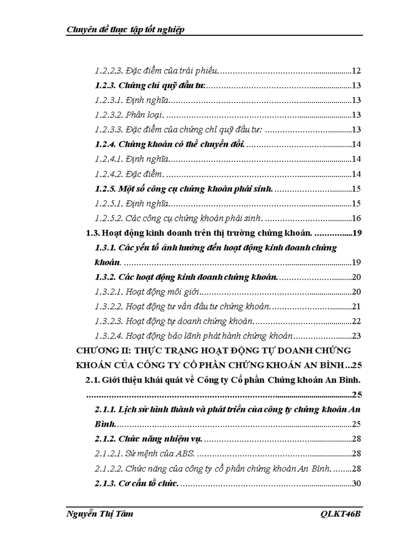 image for page Một số giải pháp nhằm nâng cao chất lượng hoạt động tự doanh chứng khoán của Công ty Cổ phần Chứng khoán An Bình