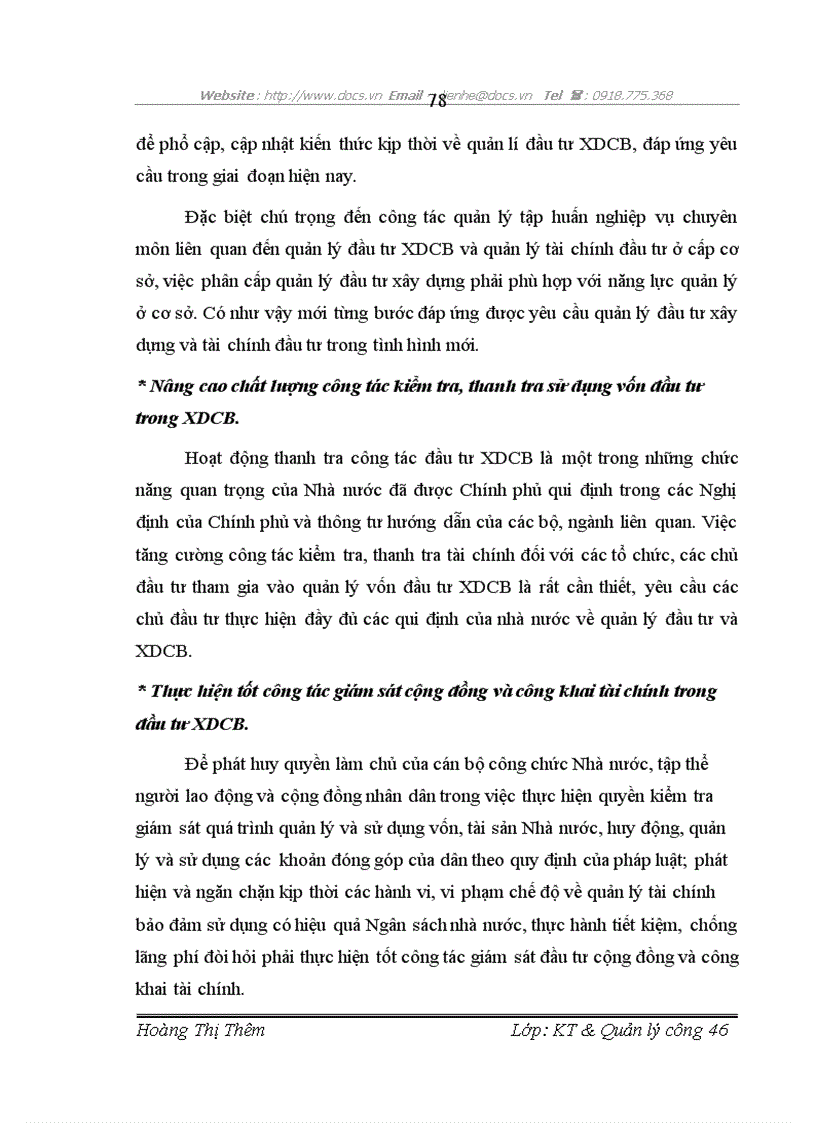 image for page Giải pháp nhằm tăng cường quản lý vốn đầu tư xây dựng cơ bản từ Ngân sách Nhà nước trên địa bàn huyện Vũ Thư