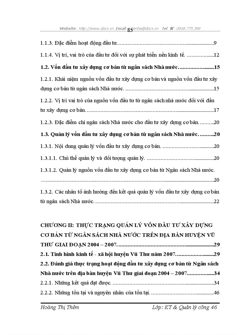 image for page Giải pháp nhằm tăng cường quản lý vốn đầu tư xây dựng cơ bản từ Ngân sách Nhà nước trên địa bàn huyện Vũ Thư