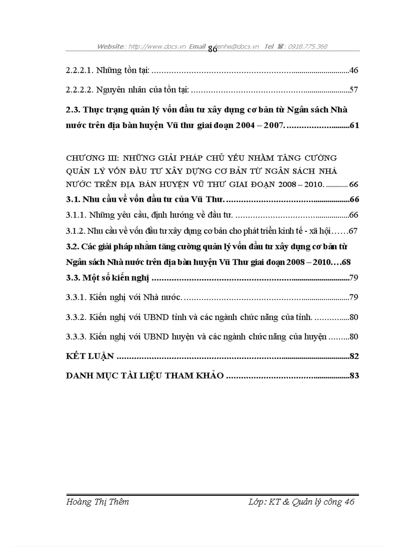 image for page Giải pháp nhằm tăng cường quản lý vốn đầu tư xây dựng cơ bản từ Ngân sách Nhà nước trên địa bàn huyện Vũ Thư