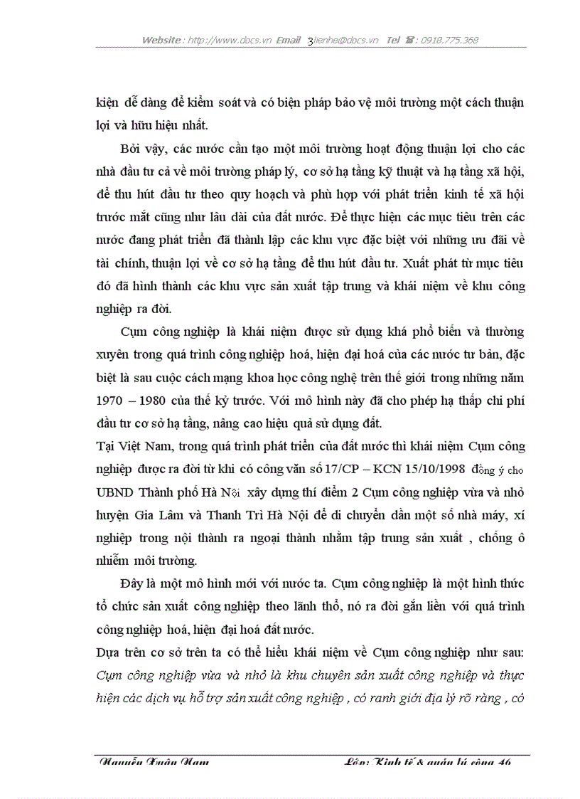 image for page Hoàn thiện QLNN đối với các cụm công nghiệp vừa và nhỏ trên địa bàn Hà Nội