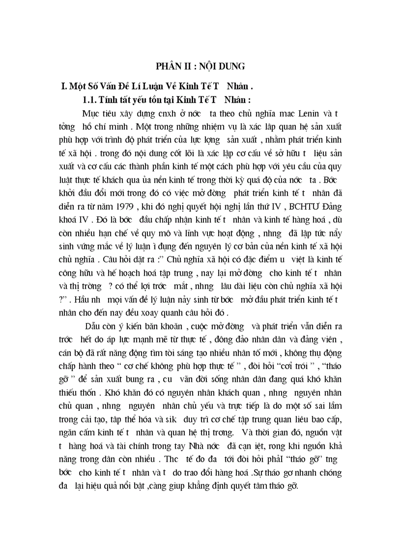 image for page Một Số Vấn Đề Lí Luận Về Kinh Tế Tư Nhân