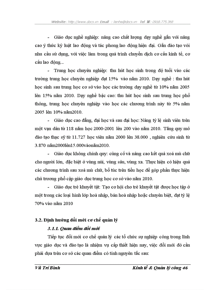 image for page Đổi mới cơ chế quản lý các tổ chức sự nghiệp công trong lĩnh vực giáo dục đào tạo